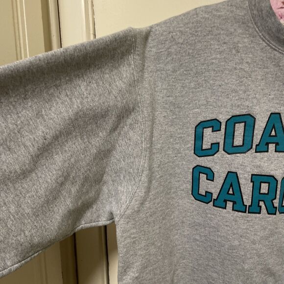Vintage Coastal Carolina College Champion Brand Eco Fleece Sweatshirt Sweater L - Picture 6 of 8